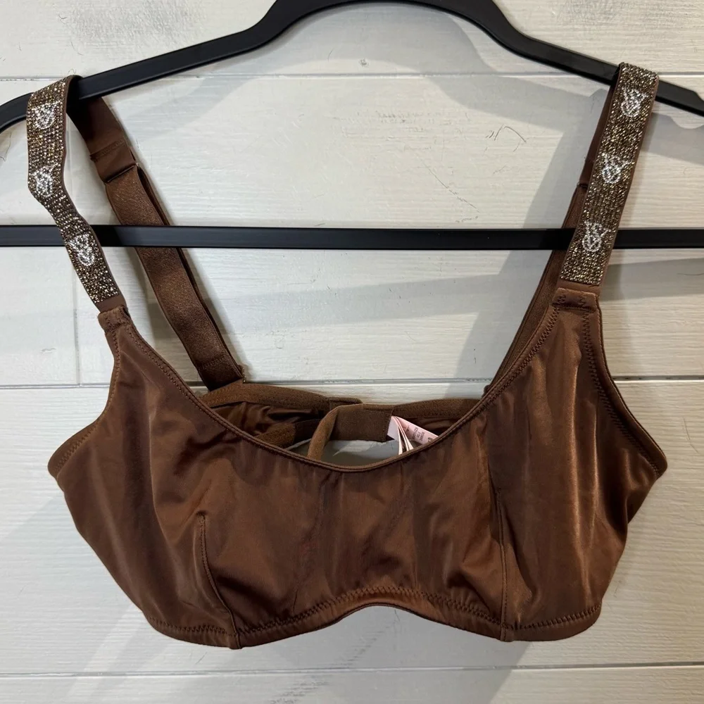 Victoria's Secret | NWOT Very Sexy Bralette Brown Embellished Women's Size Small